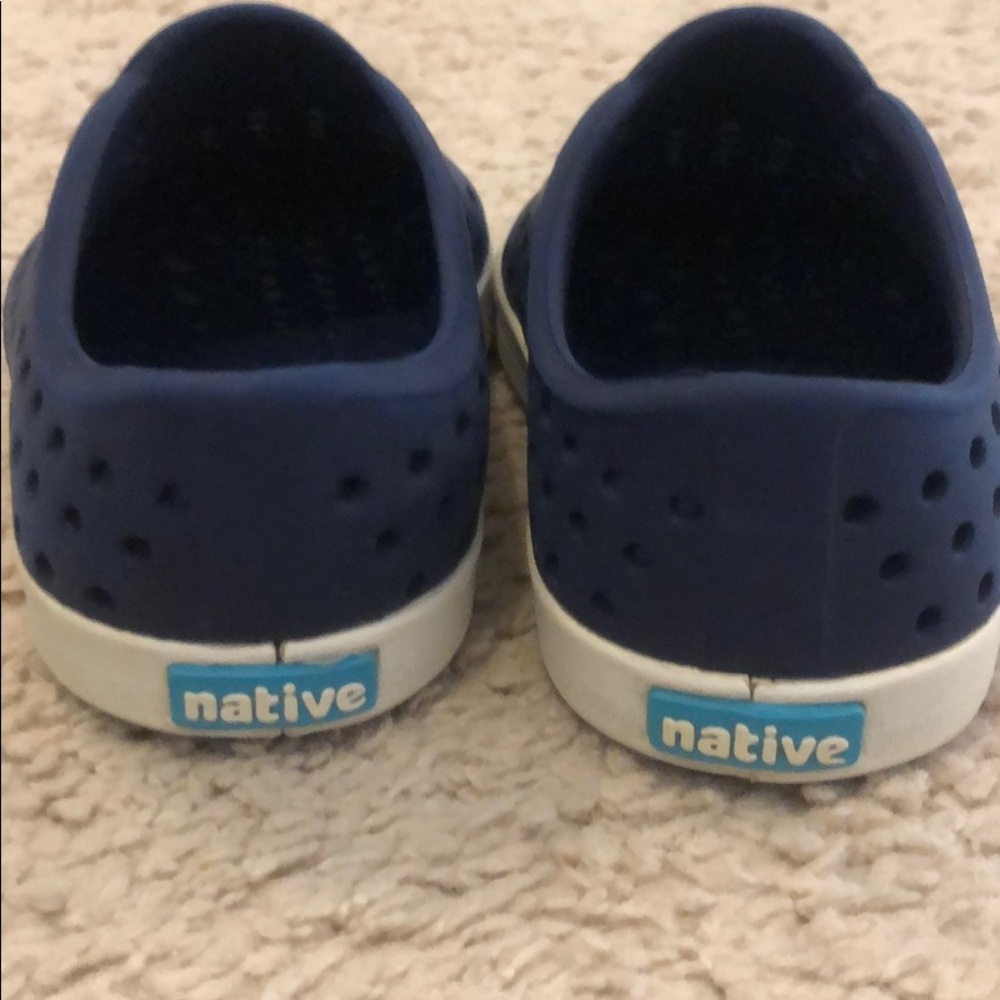 Unisex child Navy Blue Native Shoes